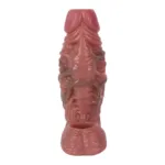 6.1 Inch Open Head Thick Penis Extender Realistic Feel Cock Sleeve - Image 3