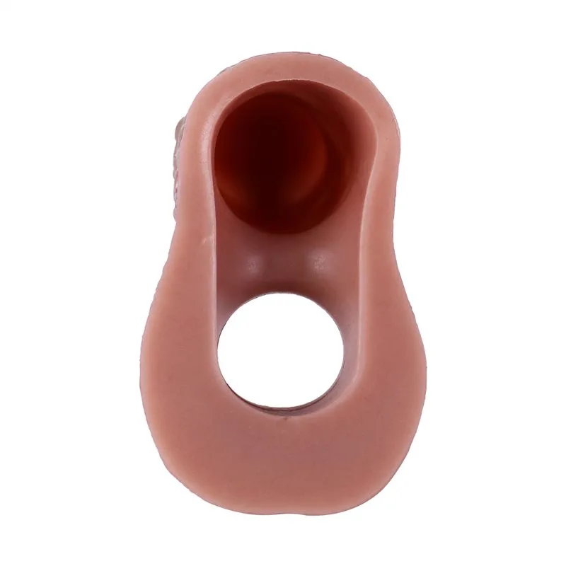 6.1 Inch Textured Lifelike Cock Sleeve Soft Silicone Penis Girth Extender (17) 6.1 Inch Textured Lifelike Cock Sleeve Soft Penis Girth Extender - Image 8