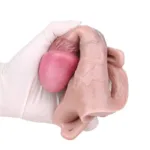 6.3 Inch Strap On Fat Realistic Penis Sheath Silicone Cock Sleeve - Image 7