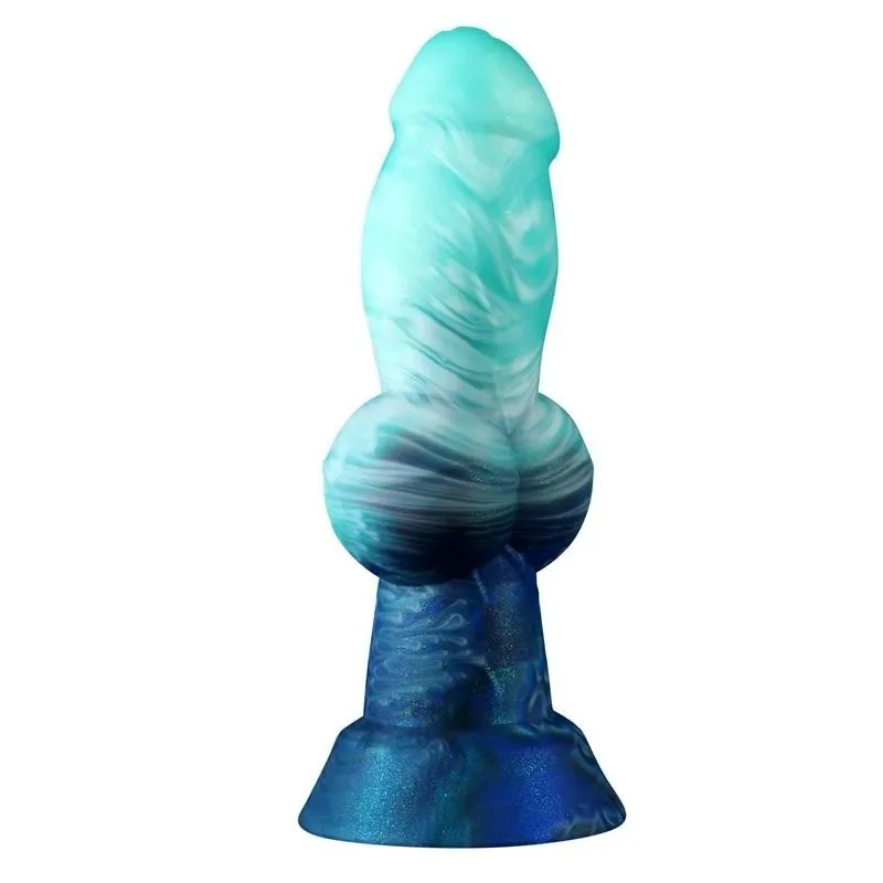 6.5 Inch Mini Dog Knot Dildo Soft Silicone Anal Plug (1) 4.5/5.5/6.5 Inch Mini Dog Knot Dildo Soft Silicone Anal Plug - Image 1
