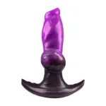 6.5 Inch Purple Inflatable Dog Knot Dildo Anal Plug Toy - Image 3