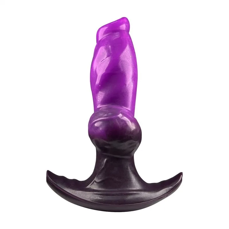 6.5 Inch Purple Inflatable Dog Knot Dildo Anal Plug Toy (4) 6.5 Inch Purple Inflatable Dog Knot Dildo Anal Plug Toy - Image 3