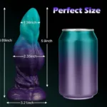 6.5 Inch Short Thick Knot Dildo Fantasy Silicone Anal Plug - Image 3