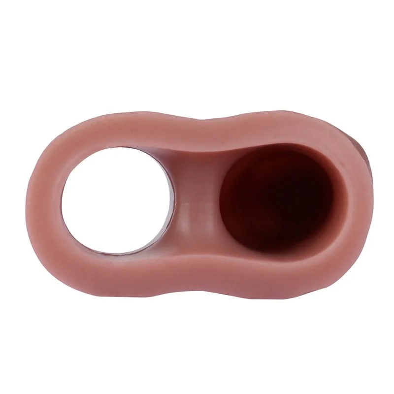 6.6 Inch Real Textured Penis Extension Sleeve Silicone Cock Sheath (15) 6.6 Inch Real Textured Penis Extension Sleeve Silicone Cock Sheath - Image 7