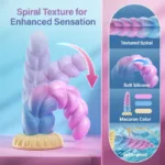 6.8 Inch Remote Control Short Unicorn Dildo Vibrator - Image 4