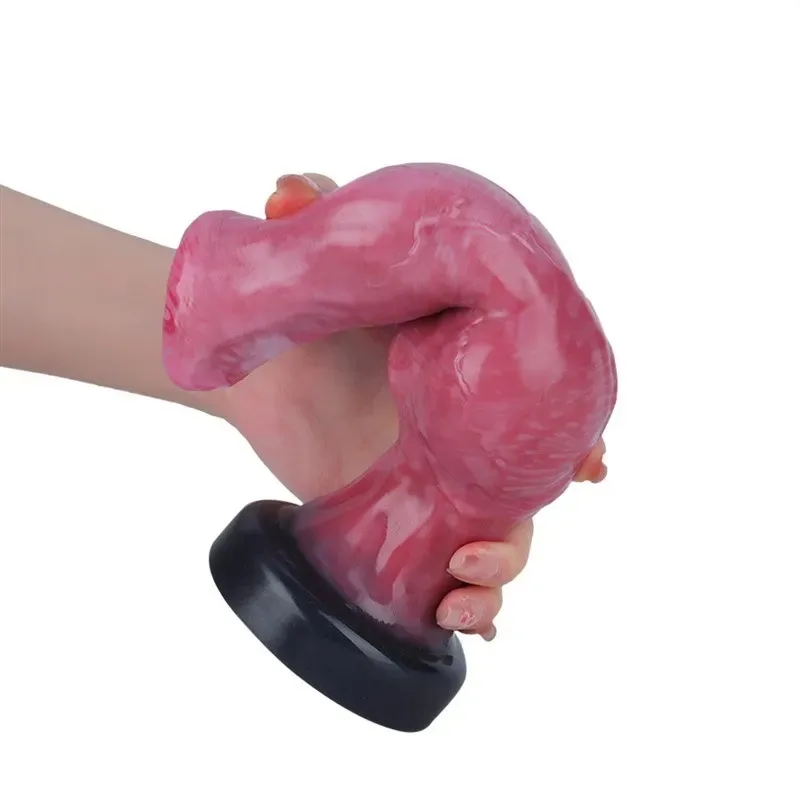 678.5 Inch Silicone Dog Knot Dildo Fantasy Animal Sex Toy (12) 6/7/8.5 Inch Silicone Dog Knot Dildo Fantasy Animal Sex Toy - Image 5
