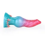7 Inch Dog Dildo with Big Knot Fantasy Silicone Animal Penis - Image 5