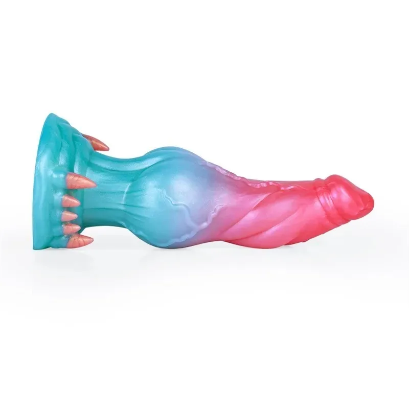 7 Inch Big Knot Dog Dildo Fantasy Silicoen Animal Penis (14) 7 Inch Dog Dildo with Big Knot Fantasy Silicone Animal Penis - Image 5