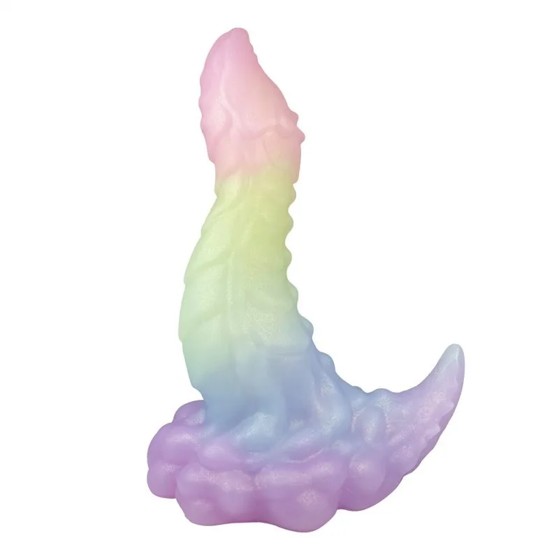 7 Inch Fantasy Dragon Dildo Premium Silicone Exotic Sex Toy (2) 7 Inch Fantasy Dragon Dildo Premium Silicone Exotic Sex Toy - Image 1