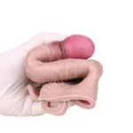 7 Inch Strap On Ultra Realistic Penis Cover Silicone Cock Sheath - Image 7