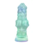 7.1 Inch Luminous Knotted Cock Sleeve Fantasy Beaded Penis Sheath - Image 3