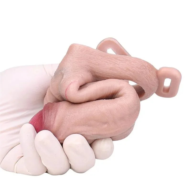 7.1 Inch Wearable Silicone Realistic Penis Extension Cock Sleeve (10) 7.1 Inch Strap On Silicone Realistic Penis Extension Cock Sleeve - Image 8