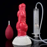 7.5 Inch Ejaculating Knot Dildo Squirting Animal Sex Toy - Image 3