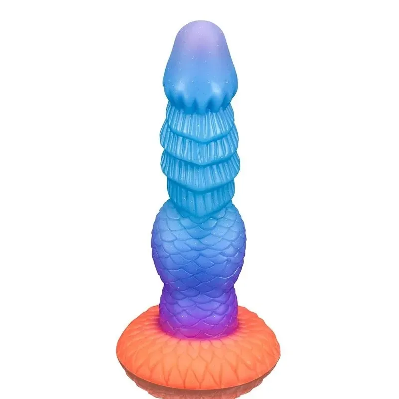7.5 Inch Fantasy Dragon Knot Dildo Luminous Exotic Sex Toy (7) 7.5 Inch Fantasy Dragon Knot Dildo Luminous Exotic Sex Toy - Image 1