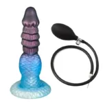 7.5 Inch Inflatable Fantasy Monster Dildo Anal Plug - Image 3