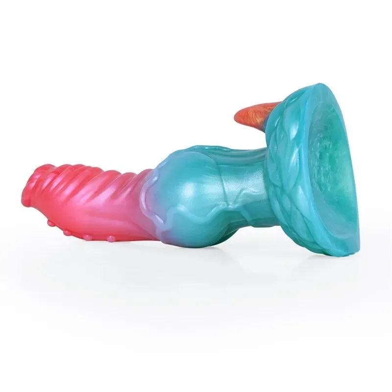 7.5 Inch Silicone Dog Penis Dildo with Big Knot (11) 7.5 Inch Silicone Dog Penis Dildo with Big Knot - Image 7