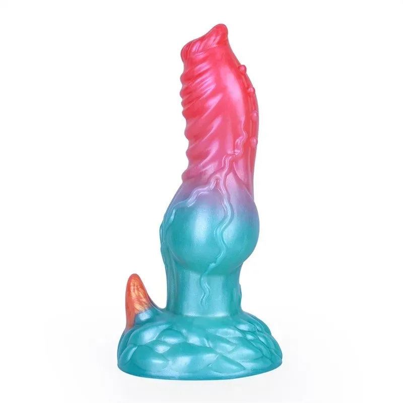 7.5 Inch Silicone Dog Penis Dildo with Big Knot (6) 7.5 Inch Silicone Dog Penis Dildo with Big Knot - Image 2
