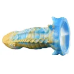8 Inch Blue / Pink Octopus Tentacle Dildo Fantasy Silicone Sex Toy - Image 6