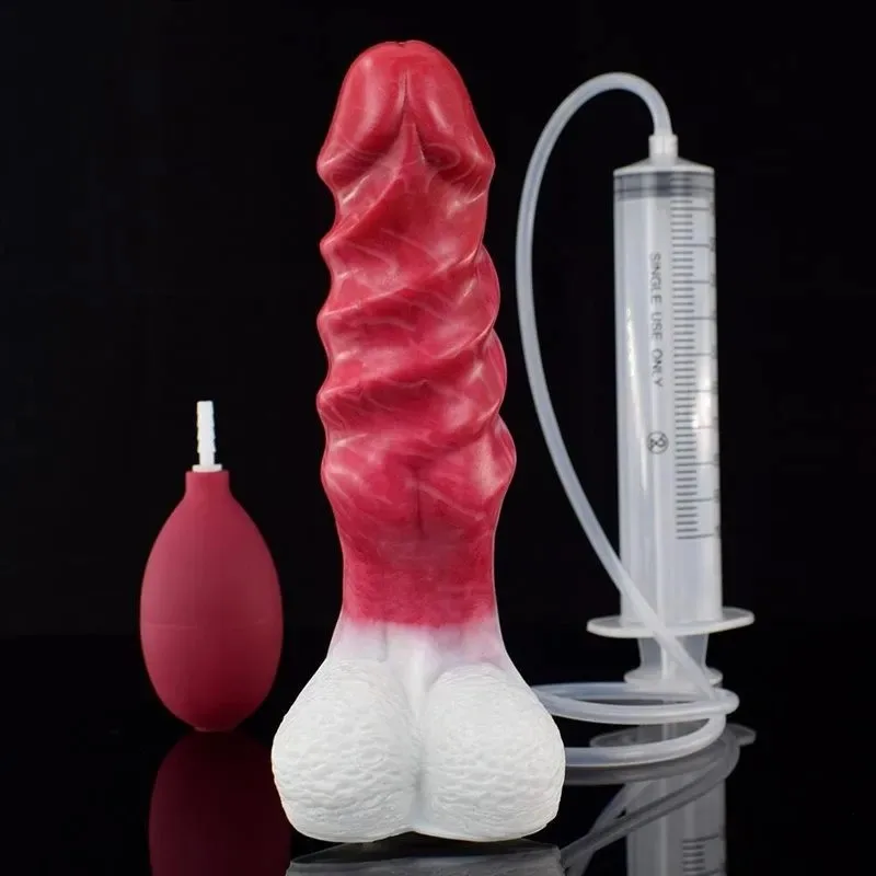 8 Inch Ejaculating Dilldo with Balls Squirting Sex toy (1) 8 Inch Ejaculating Dilldo with Balls Squirting Sex toy - Image 2