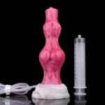 8 Inch Ejaculating Double Knot Dildos Squirting Sex Toy - Image 4