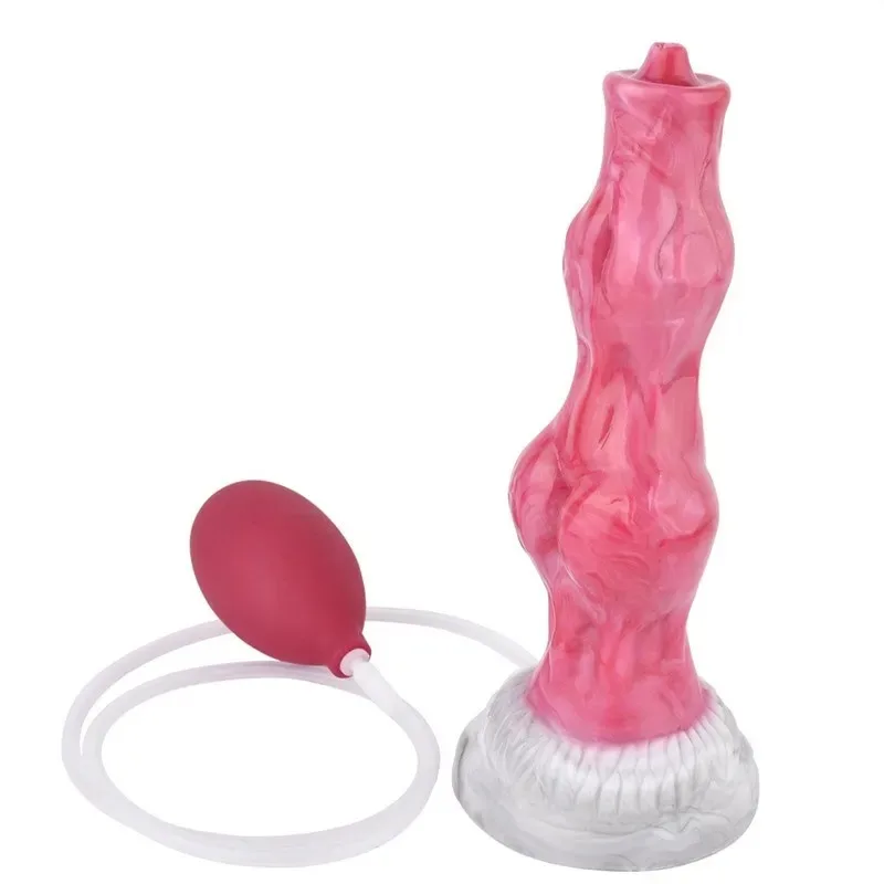 8 Inch Ejaculating Double Knot Dildos Squirting Sex Toy (9) 8 Inch Ejaculating Double Knot Dildos Squirting Sex Toy - Image 1