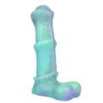 8 Inch Luminous Horse Cock Sleeve Silicone Animal Penis Extension - Image 2