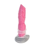8 Inch Pink Dog Ejaculating Dildo Squirting Animal Sex Toy - Image 4