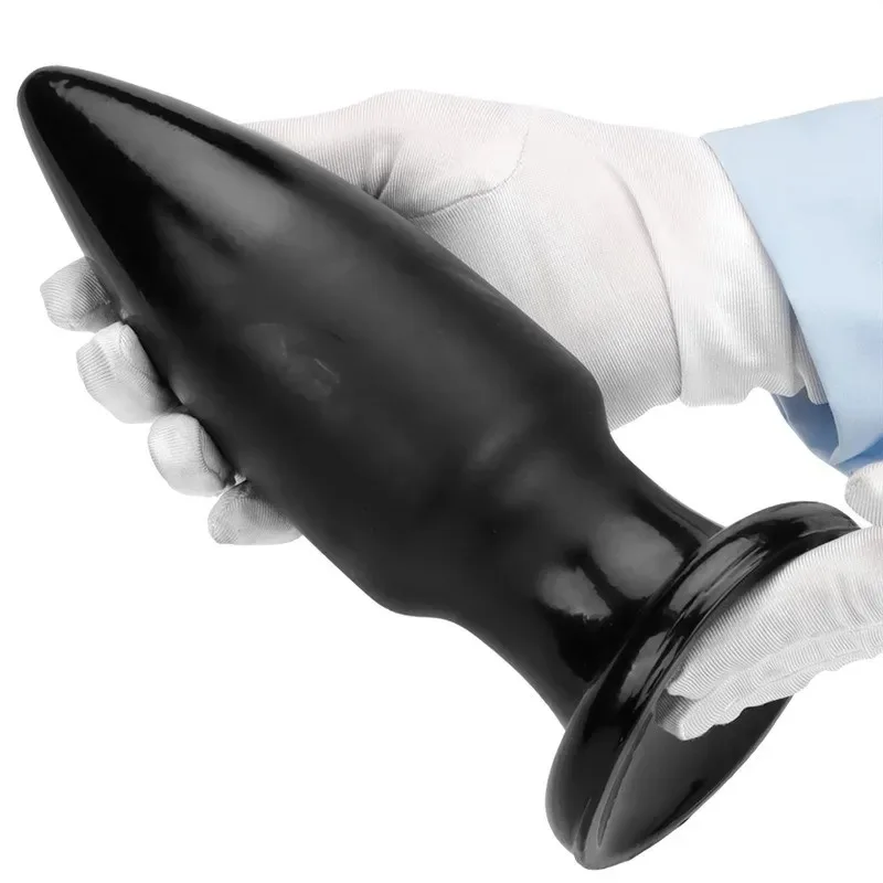 8.5 Inch Black Tapered Thick Smooth Butt Plug (9) 8.5 Inch Black Tapered Thickness Smooth Butt Plug - Image 5