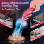 8.5 Inch Fantasy Big Knotting Dog Dildo Realisitc Silicone Animal Sex Toy - Image 5