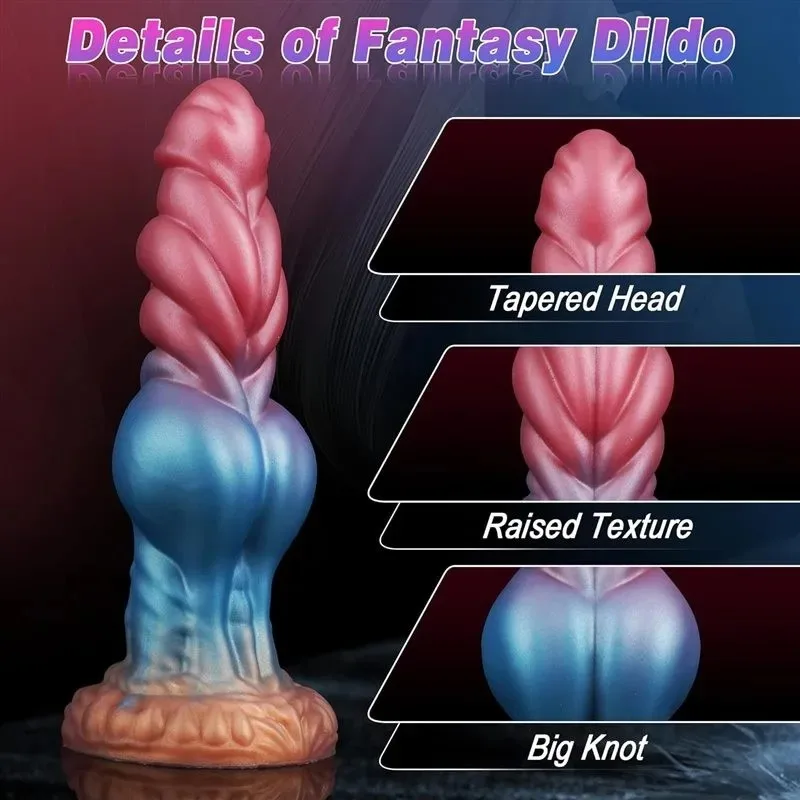 8.5 Inch Fantasy Big Knotting Dog Dildo Realisitc Silicone Animal Sex Toy (8) 8.5 Inch Fantasy Big Knotting Dog Dildo Realisitc Silicone Animal Sex Toy - Image 3