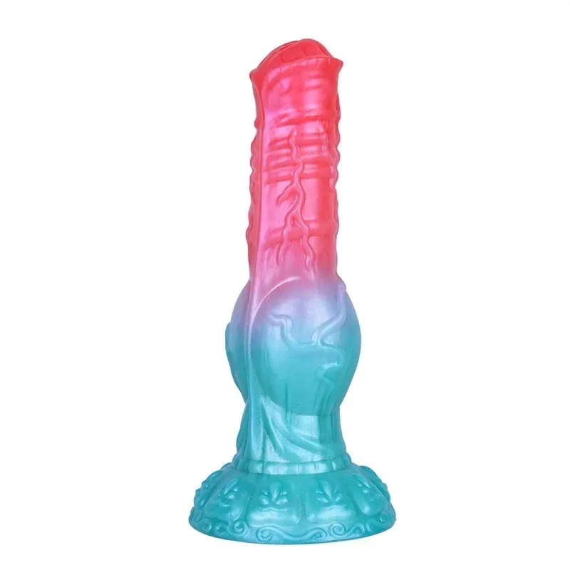 8.5 Inch Fantasy Silicone Horse Dildo with Knot (14) 8.5 Inch Fantasy Silicone Horse Dildo with Knot - Image 2
