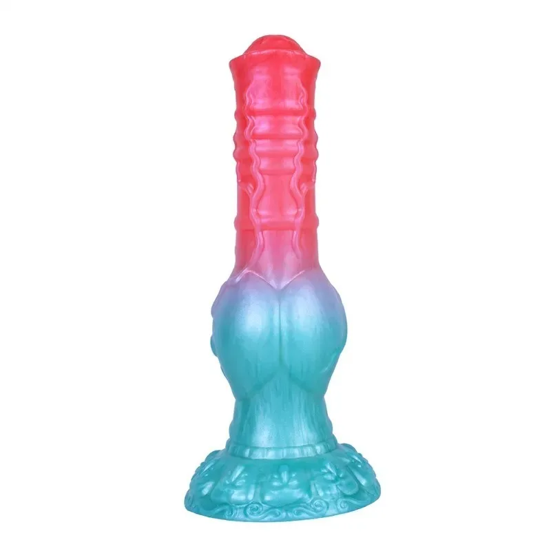 8.5 Inch Fantasy Silicone Horse Dildo with Knot (16) 8.5 Inch Fantasy Silicone Horse Dildo with Knot - Image 1