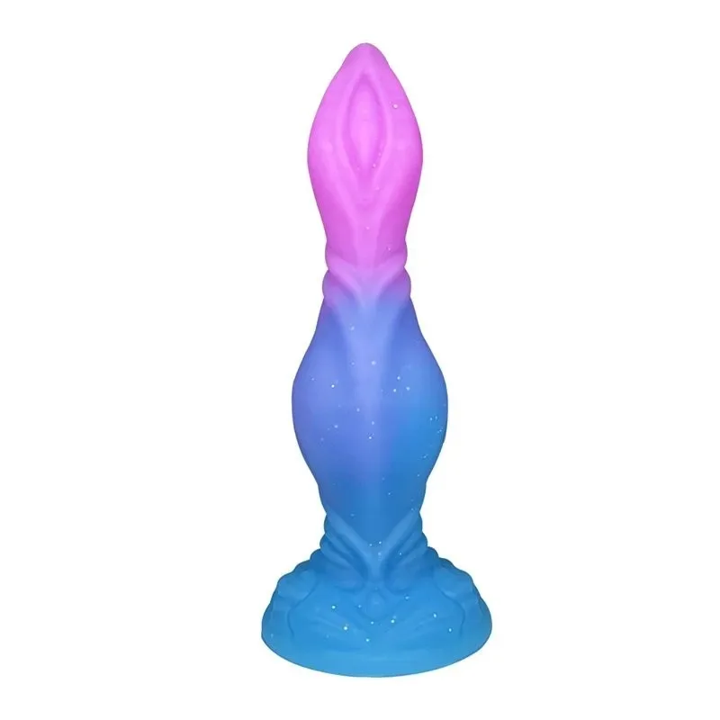 8.5 Inch Fantasy Tapered Head Exciting Monster Knot Dildo Toy (4) 8.5 Inch Fantasy Tapered Head Exciting Monster Knot Dildo Toy - Image 1