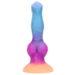 8.5 Inch Glow In The Dark Thick Knot Dildo Fantasy Wolf Penis