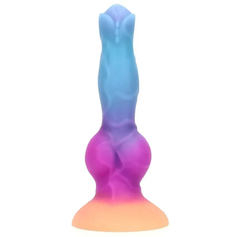 8.5 Inch Glow In The Dark Thick Knot Dildo Fantasy Wolf Penis (4) 8.5 Inch Glow In The Dark Thick Knot Dildo Fantasy Wolf Penis - Image 1