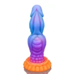 8.5 Inch Glow in the Dark Dragon Knot Dildo Real Feeling Exotic Sex Toy - Image 3