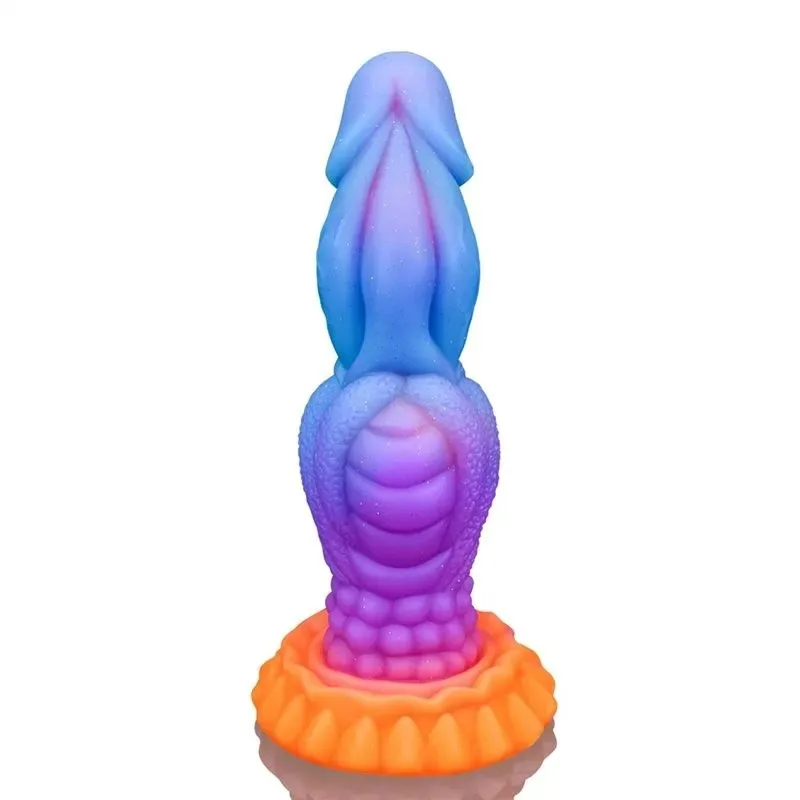 8.5 Inch Glow in the Dark Dragon Knot Dildo Real Feeling Exotic Sex Toy (12) 8.5 Inch Glow in the Dark Dragon Knot Dildo Real Feeling Exotic Sex Toy - Image 3