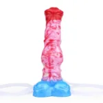8.5 Inch Horse Knot Inflatable and Ejaculating Dildo Silicone Animal Penis - Image 3