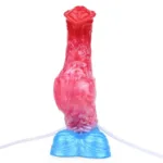 8.5 Inch Inflatable and Ejaculating Horse Dildo Silicone Animal Penis - Image 5