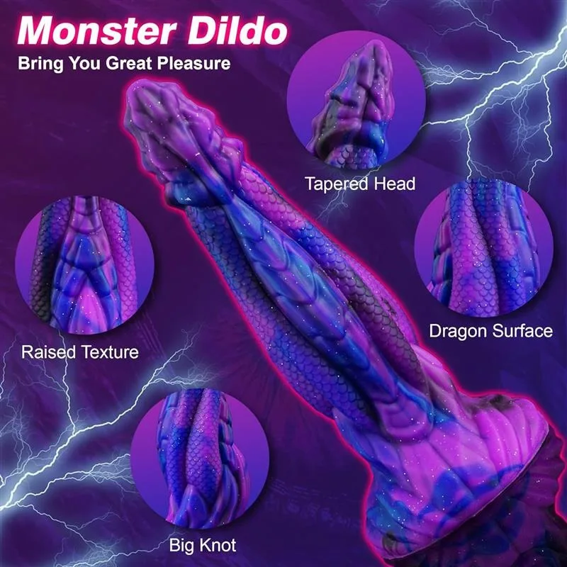 8.5 Inch Purple Dragon Dildo Fantasy Silicone Monster Sex Toy (3) 8.5 Inch Purple Dragon Dildo Fantasy Silicone Monster Sex Toy - Image 4