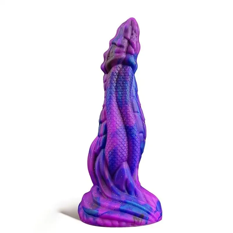 8.5 Inch Purple Dragon Dildo Fantasy Silicone Monster Sex Toy (7) 8.5 Inch Purple Dragon Dildo Fantasy Silicone Monster Sex Toy - Image 1