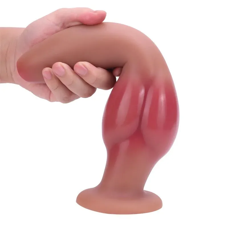 8.51011.512.5 Inch Dildo with Knot Uncut Anal Plug (7) 8.5/10/11.5/12.5 Inch Four Sizes Dildo with Knot Uncut Anal Plug - Image 4