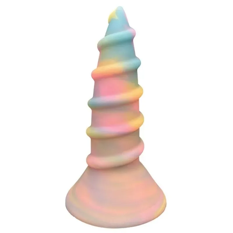 8.51113.5 Inch Glow In The Dark Unicorn Butt Plug Silicone Anal Toy (5) 8.5/11/13.5 Inch Glow In The Dark Unicorn Butt Plug Silicone Anal Toy - Image 1