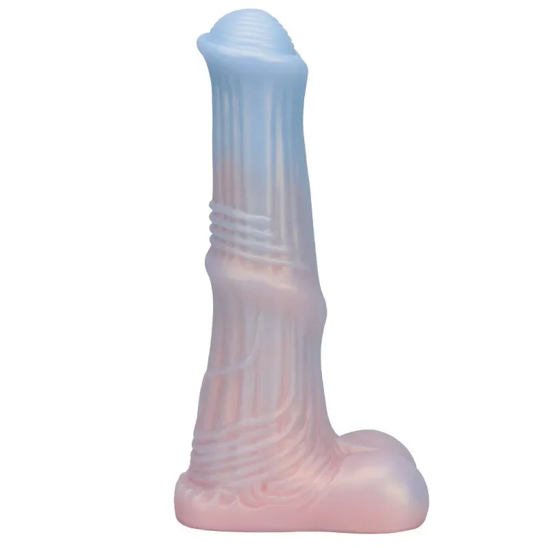 9 Inch Big Horse Cock Dildo Liquid Silicone Animal Sex Toy (8) 9 Inch Big Horse Cock Dildo Liquid Silicone Animal Sex Toy - Image 1