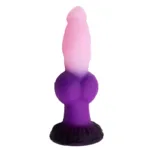 9 Inch Big Silicone Dog Penis Dildo Huge Knot Animal Cock - Image 2