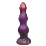 9 Inch Fantasy Knotted Dog Penis Dildo Silicone Canine Anal Plug