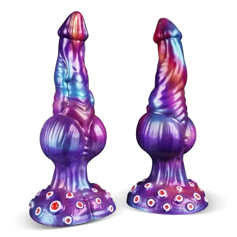 9 Inch Gorgeous Huge Knot Dildo Fantasy Silicone Novelty Sex Toy (9) 9 Inch Gorgeous Huge Knot Dildo Fantasy Silicone Novelty Sex Toy - Image 4