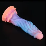 9 Inch Luminous Alien Dildo Fantasy Silicone Monster Toy - Image 5