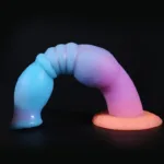 9 Inch Luminous Knot Dildo Fantasy Silicone Animal Dog Sex Toy - Image 5