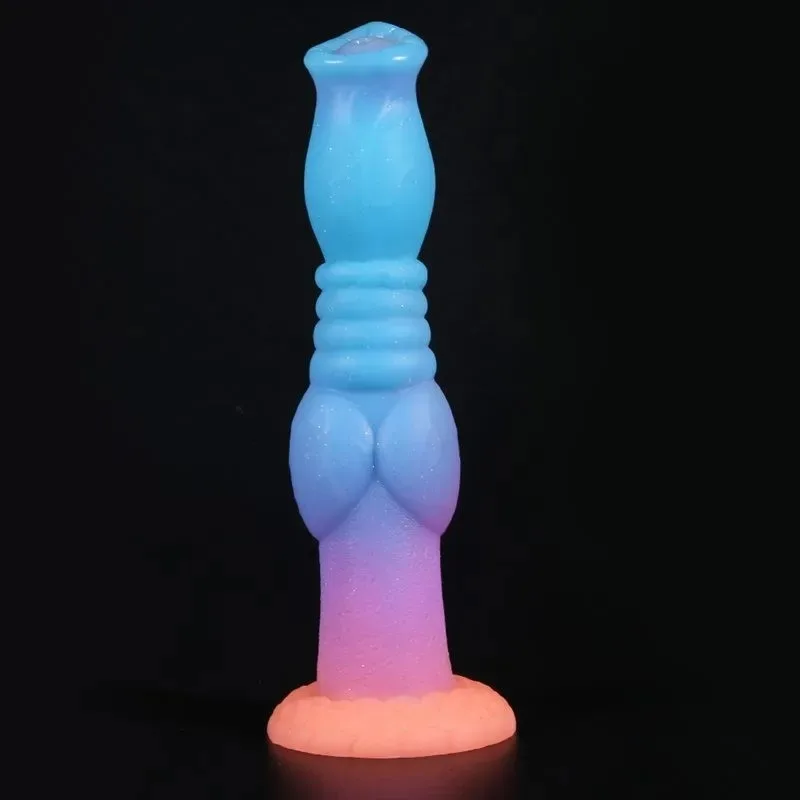 9 Inch Luminous Knot Dildo Fantasy Silicone Animal Dog Sex Toy (12) 9 Inch Luminous Knot Dildo Fantasy Silicone Animal Dog Sex Toy - Image 3